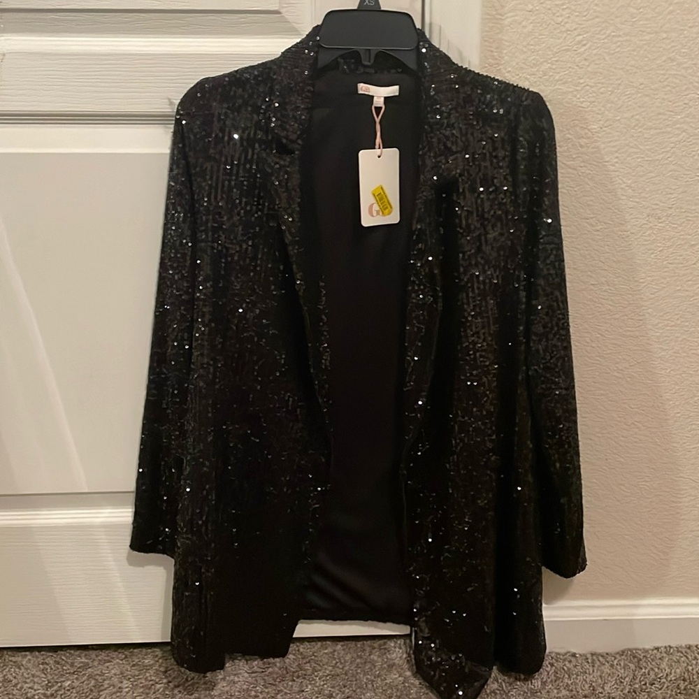 Sequined dress jacket